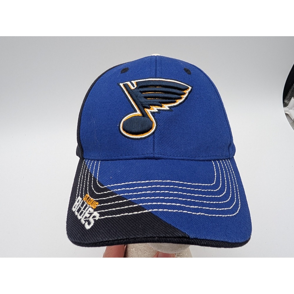 St. Louis Blues NHL Fan Favorite Hat Blue Black Embroidered Adjustable Cap OSFA